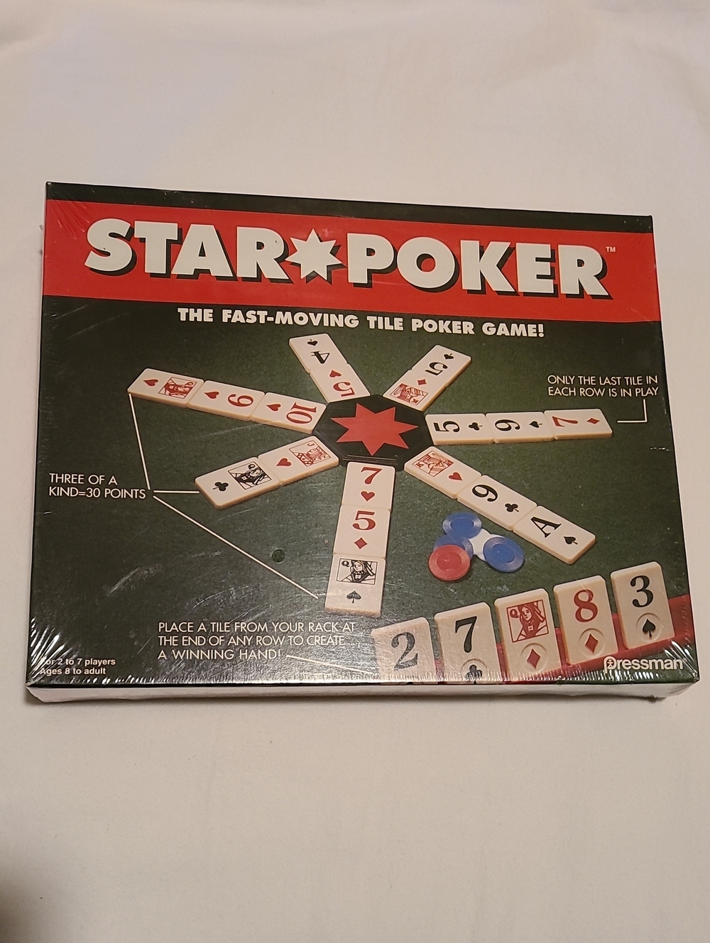 Star Poker Game NWT New With Yags, Tile Game Pressman